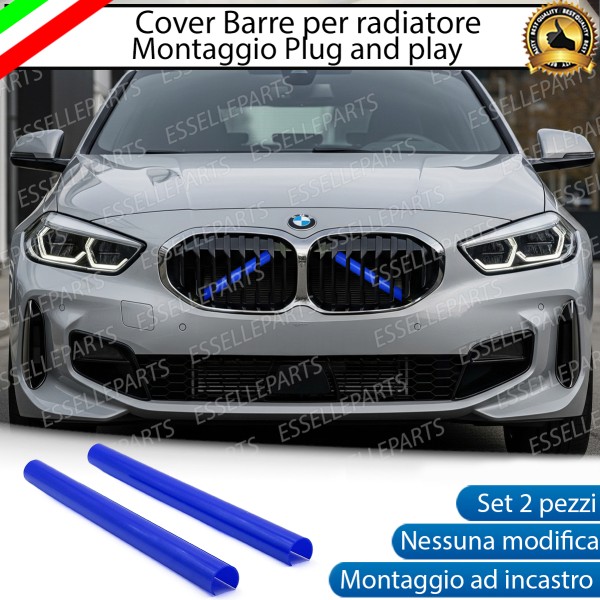Cover Barre Radiatore Bmw Serie 1 F40 Ad Incastro Blu Plug And Play