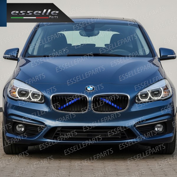 Cover Barre Radiatore Bmw Serie 2 F45 Ad Incastro Blu Plug And Play