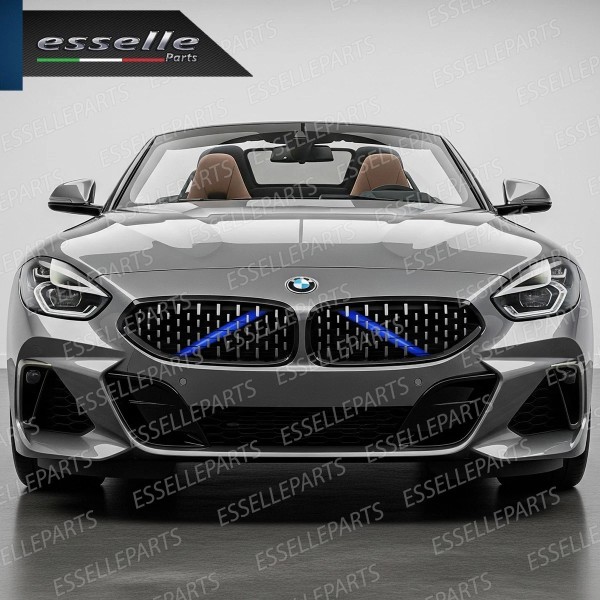 Cover Barre Radiatore Bmw Z4 G29 Ad Incastro Blu Plug And Play