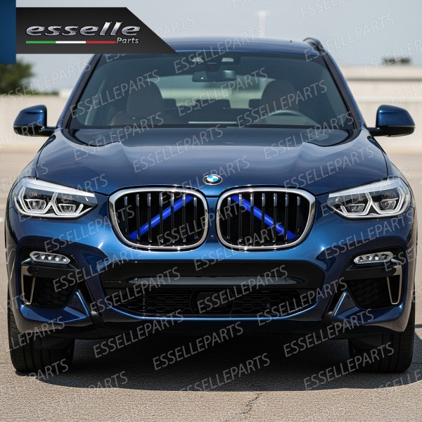 Cover Barre Radiatore Bmw X3 G01 Ad Incastro Blu Plug And Play
