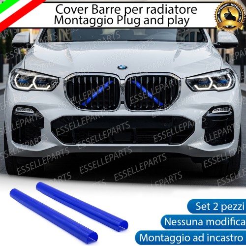 Cover Barre Radiatore Bmw X5 G05 Ad Incastro Blu Plug And Play