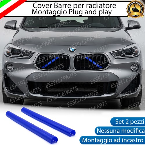 Cover Barre Radiatore Bmw X2 F39 Ad Incastro Blu Plug And Play