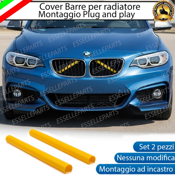 Set Cover - GIALLO - per Radiatore ad Incastro BMW SERIE 2 F22 F23