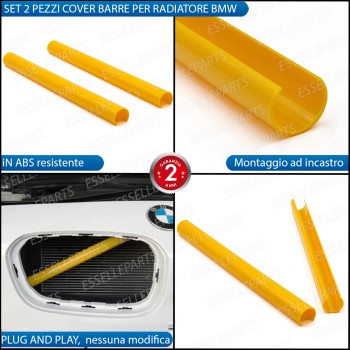 Cover Barre Radiatore Bmw Serie 4 F32 F33 F36 Ad Incastro Giallo Plug And Play