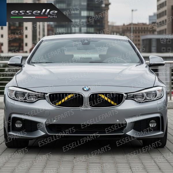 Cover Barre Radiatore Bmw Serie 4 F32 F33 F36 Ad Incastro Giallo Plug And Play