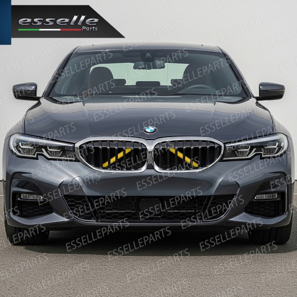 Cover Barre Radiatore Bmw Serie 3 G30 G31 Ad Incastro Giallo Plug And Play