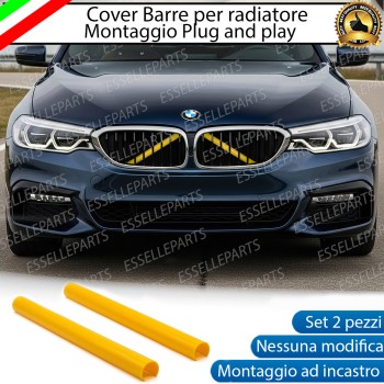 Cover Barre Radiatore Bmw Serie 5 G30 G31 Ad Incastro Giallo Plug And Play