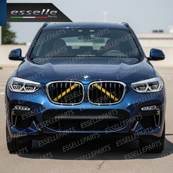 Cover Barre Radiatore Bmw X4 G02 Ad Incastro Giallo Plug And Play