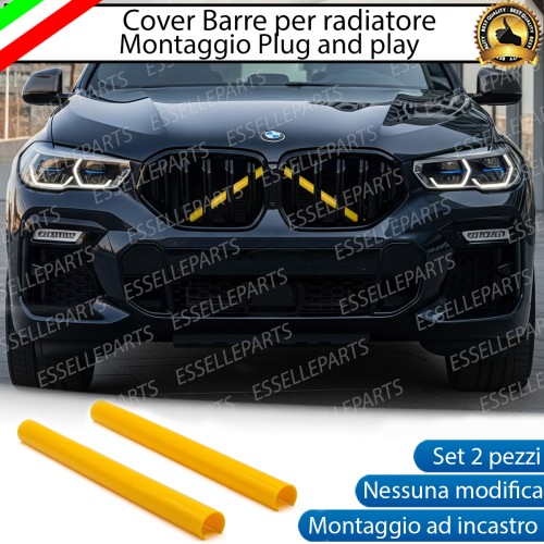 Cover Barre Radiatore Bmw X6 G06 Ad Incastro Giallo Plug And Play