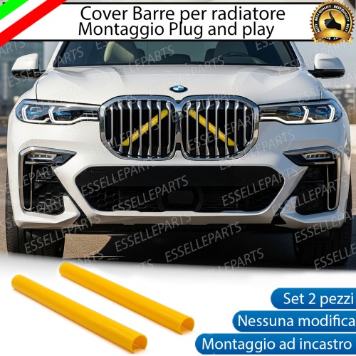 Cover Barre Radiatore Bmw X7 G07 Ad Incastro Giallo Plug And Play