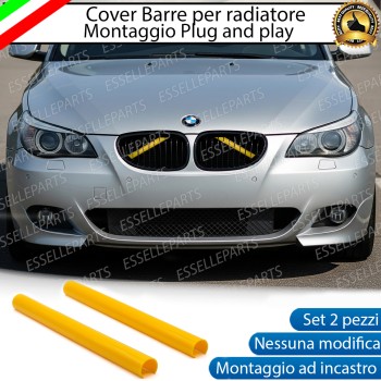 Cover Barre Radiatore Bmw Serie 5 E60 E61 Ad Incastro Giallo Plug And Play