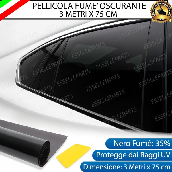 Pellicola Oscurante per vetri auto 3 Metri X 75 Cm Vetri neri per BYD Seal U