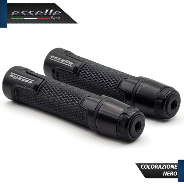 Manopole Manubrio Moto Scooter Nero Antiscivolo Con Contrappesi per Ktm