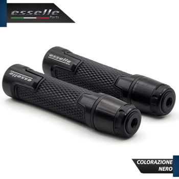 Manopole Manubrio Moto Scooter Nero Antiscivolo Con Contrappesi per Triumph Manopole Manubrio Moto Scooter Nero Antiscivolo Con Contrappesi per Triumph