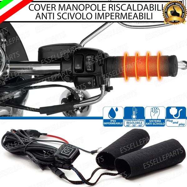 Manopole Riscaldate Per Aprilia MX 50 12V Con Controllo Temperatura Impermeabili