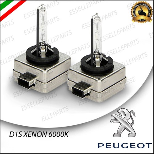 coppia lampade D1S ricambio xenon PEUGEOT RCZ 6000k