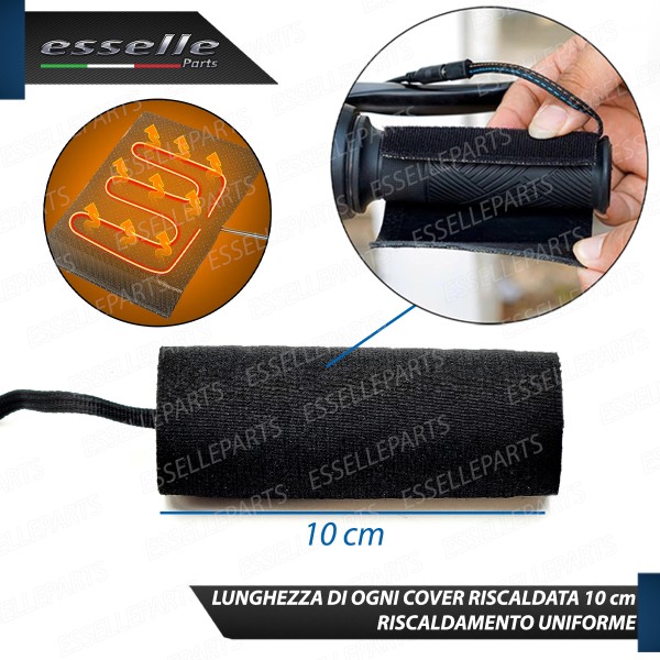 Manopole Riscaldate Per Honda NS 125 F Con Controllo Temperatura Impermeabili