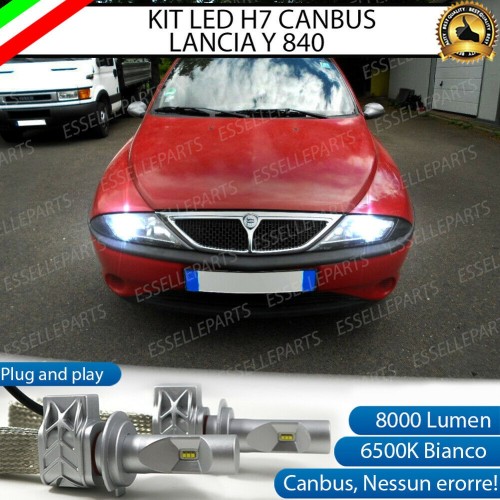 Kit Full LED H7 8000 LUMEN Anabbaglianti LANCIA Y