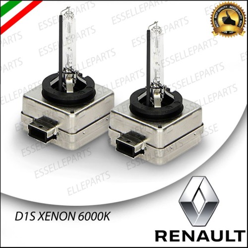 coppia lampade D1S ricambio xenon RENAULT SCENIC III 6000k