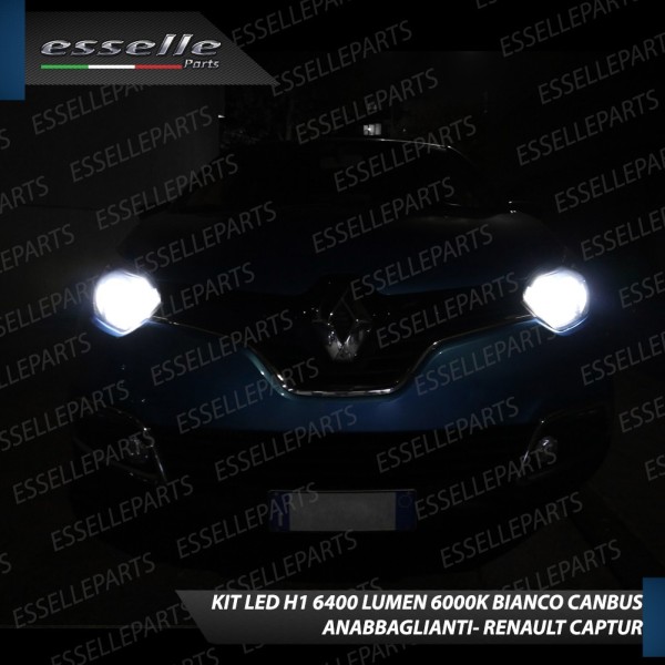 Conversione Fari Full LED 6400LM + 10000LM + 330LM Renault Captur Restyling