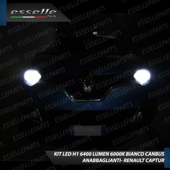 Conversione Fari Full LED 6400LM + 10000LM + 330LM Renault Captur Restyling