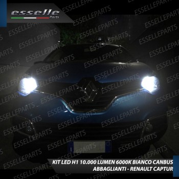 Conversione Fari Full LED 6400LM + 10000LM + 330LM Renault Captur Restyling