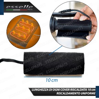 Manopole Riscaldate Per Kawasaki Z 100 H2 Con Controllo Temperatura Impermeabili