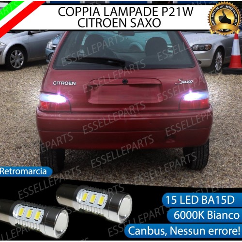 Luci Retromarcia 15 LED Citroen Saxo CON LENTE FRONTALE