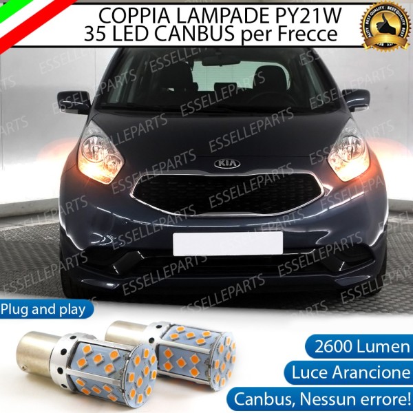 Coppia Frecce Anteriori PY21W 35 LED Canbus KIA VENGA