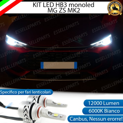 Kit Mono led coppia HB3 Anabbaglianti 12000 lumen per MG ZS MK2