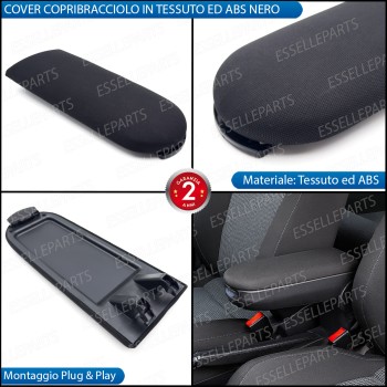 Cover Bracciolo Copribracciolo Copertura in Tessuto per VW GOLF MK4 Cover Bracciolo Copribracciolo Copertura in Tessuto per VW GOLF MK4