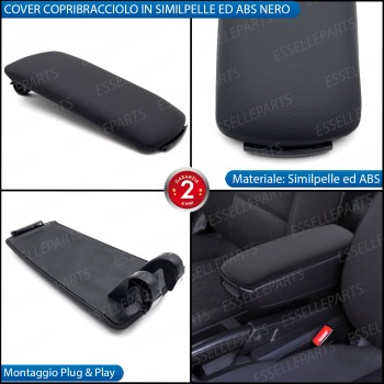 Cover Bracciolo Copribracciolo in Similpelle per Audi A4 B6