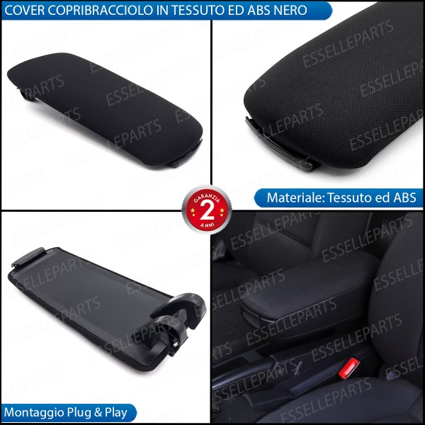Cover Bracciolo Copribracciolo in Tessuto per Audi A4 B6