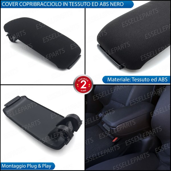 Cover Bracciolo Copribracciolo in Tessuto per Audi A3 8P 8PA Restyling