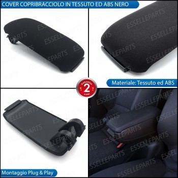 Cover Bracciolo Copribracciolo in Tessuto per Audi A3 8P 8PA Restyling