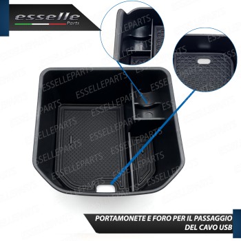 Organizer Per Bracciolo VW T-roc Vassoio Portaoggetti