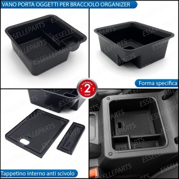 Organizer Per Bracciolo VW T-Cross Vassoio Portaoggetti Organizer Per Bracciolo VW T-Cross Vassoio Portaoggetti