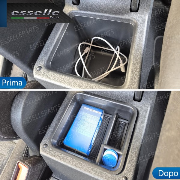 Organizer Per Bracciolo VW T-Cross Vassoio Portaoggetti