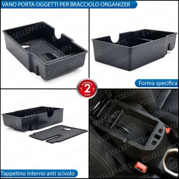 Organizer Per Bracciolo Jeep Renegade Fino al 2018 Portaoggetti Organizer Per Bracciolo Jeep Renegade Fino al 2018 Portaoggetti