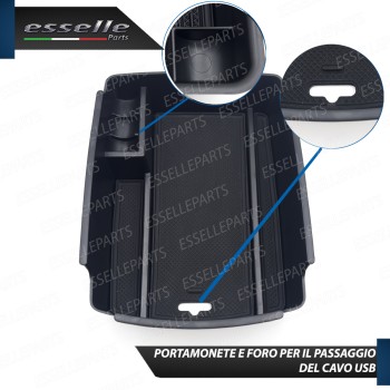 Organizer Per Bracciolo Kia Sportage MK4 QL Vassoio Portaoggetti