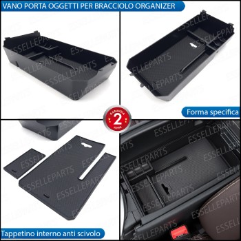 Organizer Per Bracciolo Mercedes GLC X253 Vassoio Portaoggetti