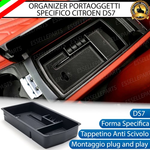 Organizer Per Bracciolo Citroen DS7 Vassoio Portaoggetti