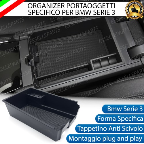 Organizer Per Bracciolo Bmw Serie 3 G20 G21 Vassoio Portaoggetti