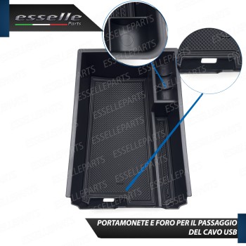 Organizer Per Bracciolo Bmw Serie 3 G20 G21 Vassoio Portaoggetti