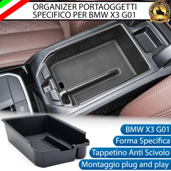 Organizer Per Bracciolo BMW X3 G01  Vassoio Portaoggetti