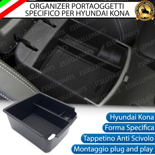 Organizer Per Bracciolo Hyundai Kona Restyling Vassoio Portaoggetti