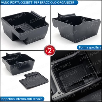 Organizer Per Bracciolo VW Polo AW1  Vassoio Portaoggetti