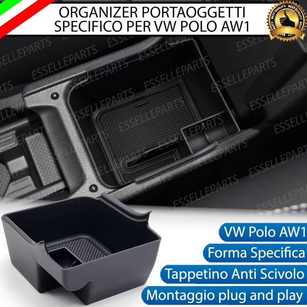 Organizer Per Bracciolo VW Polo AE1  Vassoio Portaoggetti