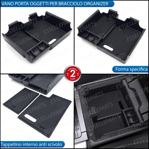 Organizer Per Bracciolo Range Rover Evoque Vassoio Portaoggetti