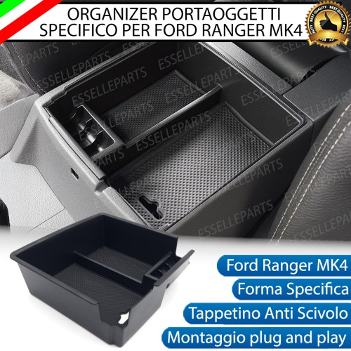 Organizer Per Bracciolo Ford Ranger MK4 IV Vassoio Portaoggetti